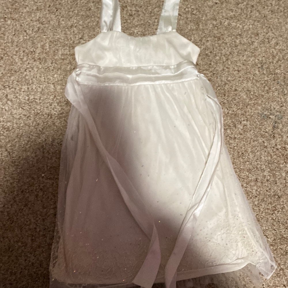 Kids white dress